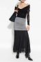 TORY BURCH Gerimpelde rok Zwart Dames - Thumbnail 2