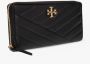 TORY BURCH Zwarte leren portemonnee met Chevron Quilting Black Dames - Thumbnail 5