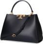 TORY BURCH Eleanor Leren Crossbody Tas Zwart Black Dames - Thumbnail 4
