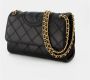 TORY BURCH Zwarte Fleming Tas met Meerdere Compartimenten Black Dames - Thumbnail 2