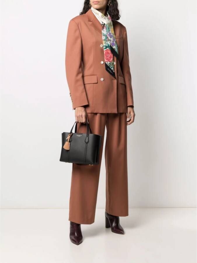 TORY BURCH Kleine Perry Tote Tas Zwart Dames