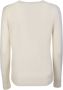 TORY BURCH Witte V-Hals Cardigan voor Dames White Dames - Thumbnail 2