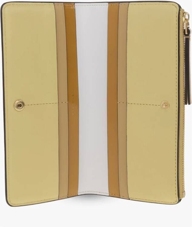TORY BURCH Portemonnee kaarthouder Geel Dames