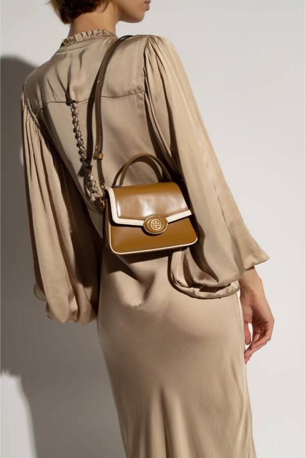 TORY BURCH Robinson Small schoudertas Bruin Dames