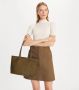 TORY BURCH Ever-Ready Printed Coated Canvas Kleine Tote Tas Brown Dames - Thumbnail 5