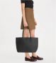 TORY BURCH Totes Mcgraw' Black Tote Bag Wit Double T Detail In Grai in zwart - Thumbnail 3