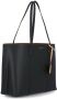 TORY BURCH Zwarte Schoudertas van Geperst Leer Zwart Dames - Thumbnail 2