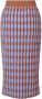TORY BURCH Midi-rok Multicolor Dames - Thumbnail 2