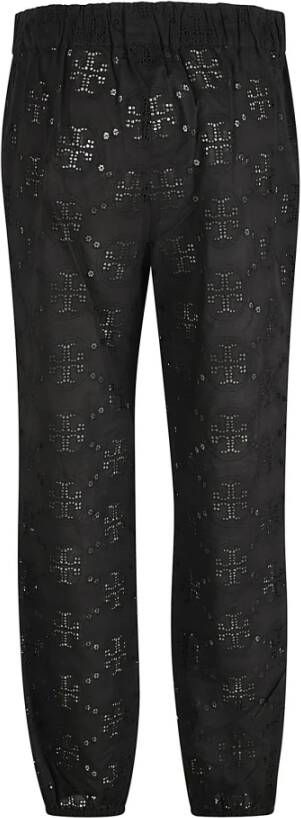 TORY BURCH Slim-Fit Zwarte Broek Zwart Dames