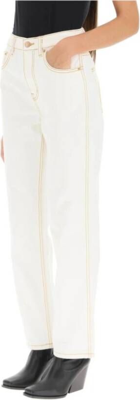 TORY BURCH Straight Jeans Wit Dames
