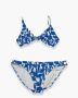 TORY BURCH Bloemenprint Bikini Set Blauw Dames - Thumbnail 2