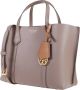 TORY BURCH Totes Perry Small Triple-Compartment Tote in beige - Thumbnail 9