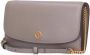 TORY BURCH Leren Portemonnees met Schouderband Grijs Dames - Thumbnail 2