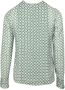 TORY BURCH Zijden blouse met kettingprint Green Dames - Thumbnail 2