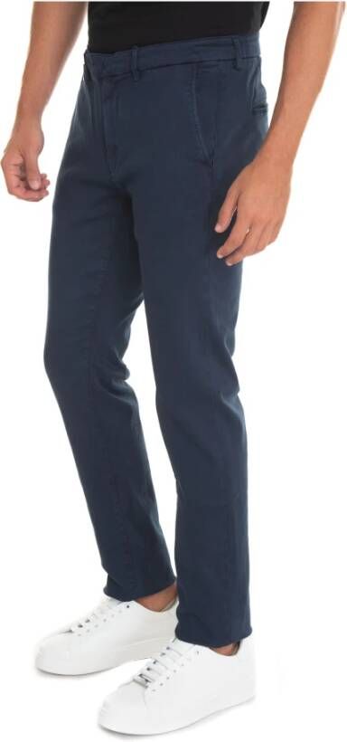 Tramarossa Aanpasbare Luisslim Chino met Oprolzoom Blue Heren