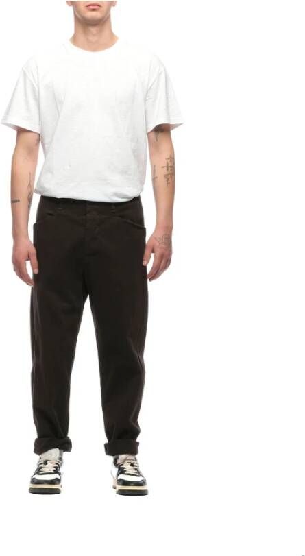 Transit Slim-fit Trousers Bruin Heren