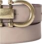 Trezz Stijlvolle Riem voor Mannen Beige Dames - Thumbnail 2