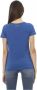 Trussardi Blauw Katoenen T-shirt met Korte Mouwen en Voorkant Print Blue Dames - Thumbnail 2