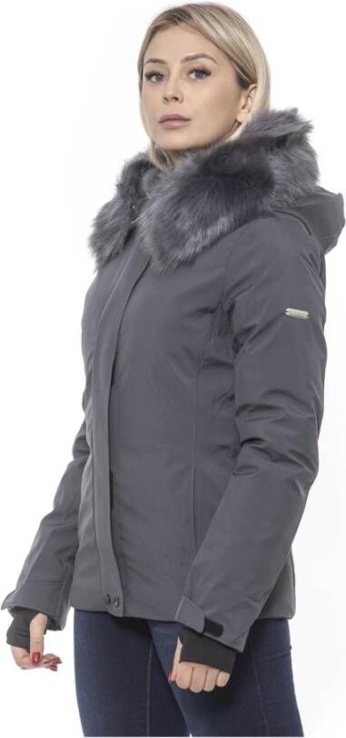 Trussardi Dames Grijze Hoodie Jas Grijs Dames