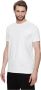 Trussardi Greyhound Borduurwerk Katoen Stretch T-Shirt White Heren - Thumbnail 3