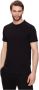 Trussardi Greyhound Borduurwerk Katoen Stretch T-Shirt Zwart Heren - Thumbnail 3