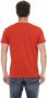 Trussardi Heren T-shirt met korte mouwen en ronde hals Rood Heren - Thumbnail 2