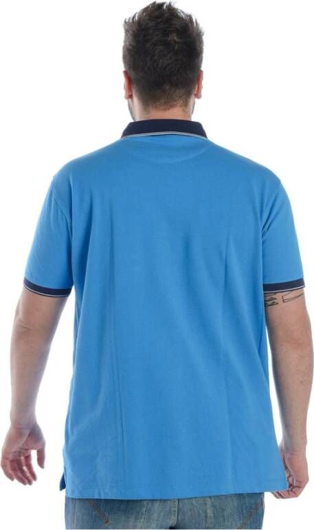 Trussardi Polo Shirts Blauw Heren