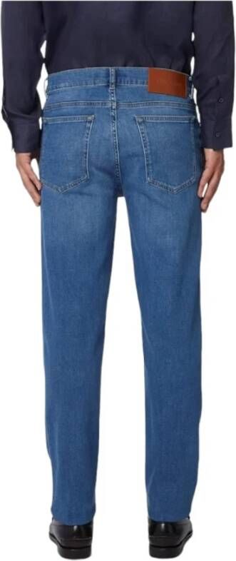 Trussardi Slim-fit Jeans Blauw Heren
