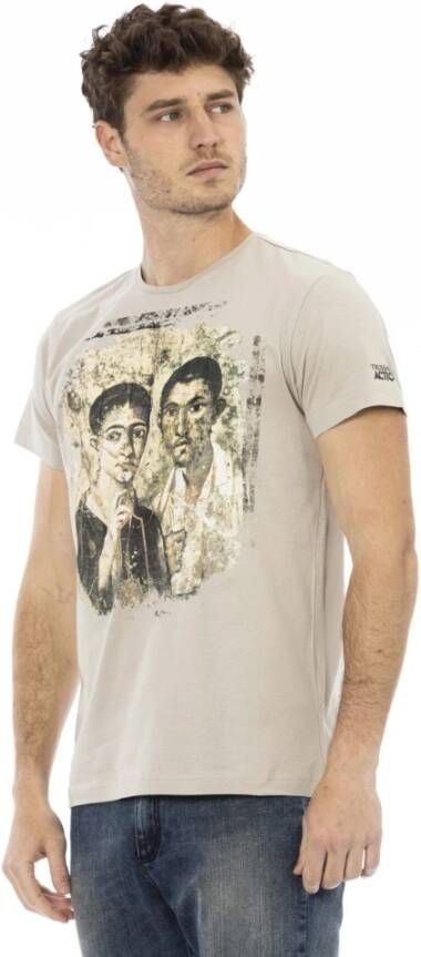 Trussardi T-Shirts Beige Heren