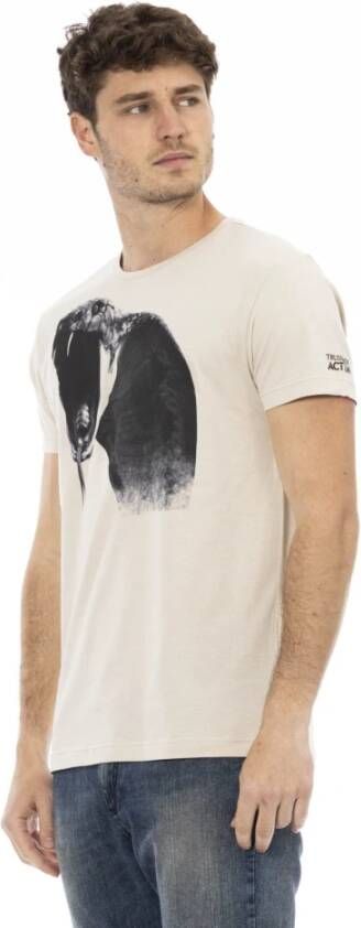 Trussardi T-Shirts Beige Heren