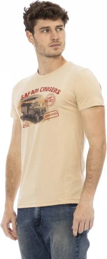 Trussardi T-Shirts Beige Heren