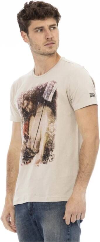 Trussardi T-Shirts Beige Heren