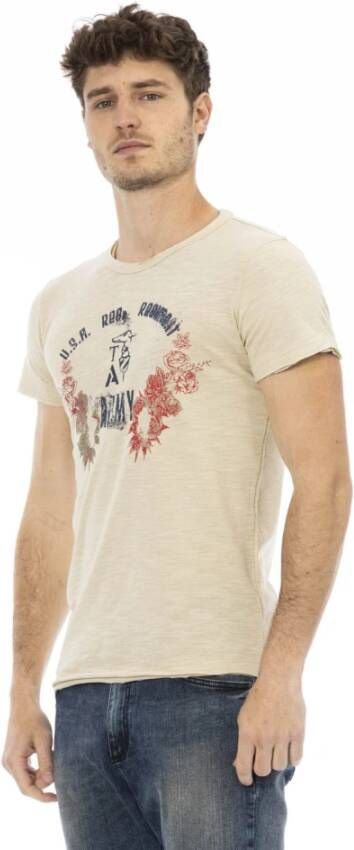 Trussardi T-Shirts Beige Heren