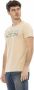 Trussardi Beige Katoenen T-Shirt met Voorkant Print voor Mannen Beige Heren - Thumbnail 2