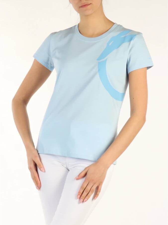 Trussardi T-Shirts Blauw Dames