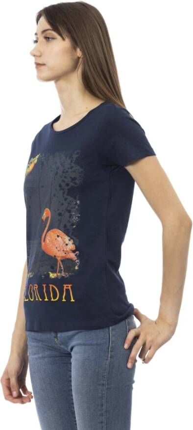 Trussardi T-Shirts Blauw Dames
