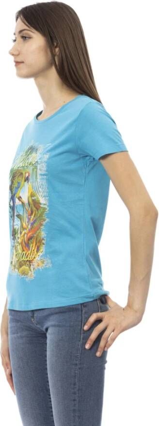 Trussardi T-Shirts Blauw Dames