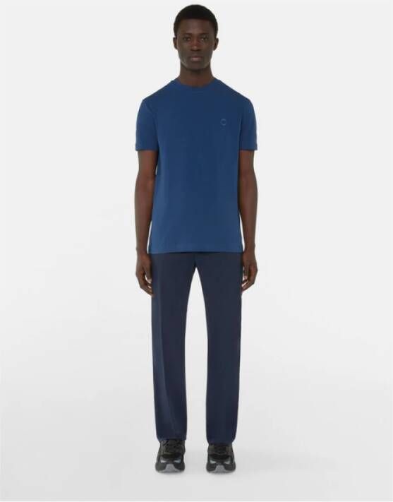 Trussardi T-Shirts Blauw Heren