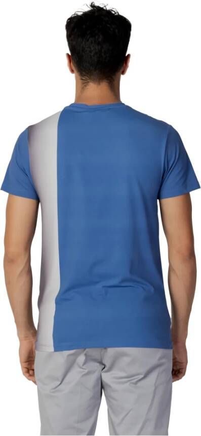 Trussardi T-Shirts Blauw Heren
