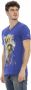 Trussardi Action Grijze Katoenen T-Shirt met Voorkant Print Gray Heren - Thumbnail 2