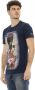 Trussardi Casual T-shirt met korte mouwen en ronde hals Blue Heren - Thumbnail 2