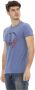 Trussardi Casual T-shirt met korte mouwen en ronde hals Blue Heren - Thumbnail 2