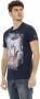 Trussardi Stijlvol Blauw T-shirt met Korte Mouwen Blue Heren - Thumbnail 2