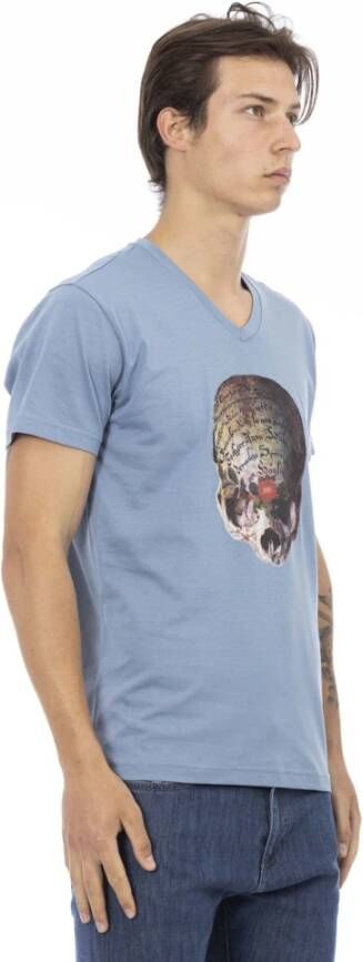 Trussardi T-Shirts Blauw Heren