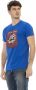 Trussardi Blauw Kortemouw Ronde Hals T-shirt Blue Heren - Thumbnail 2