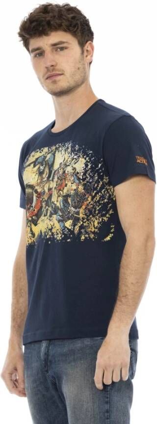 Trussardi T-Shirts Blauw Heren