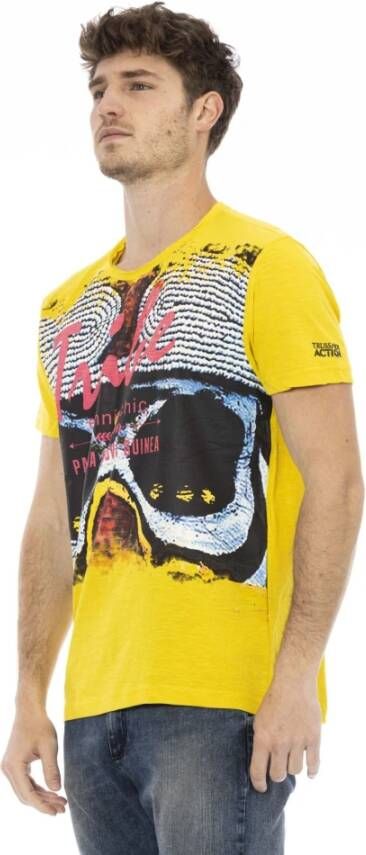 Trussardi T-Shirts Geel Heren