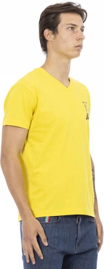 Trussardi T-Shirts Geel Heren