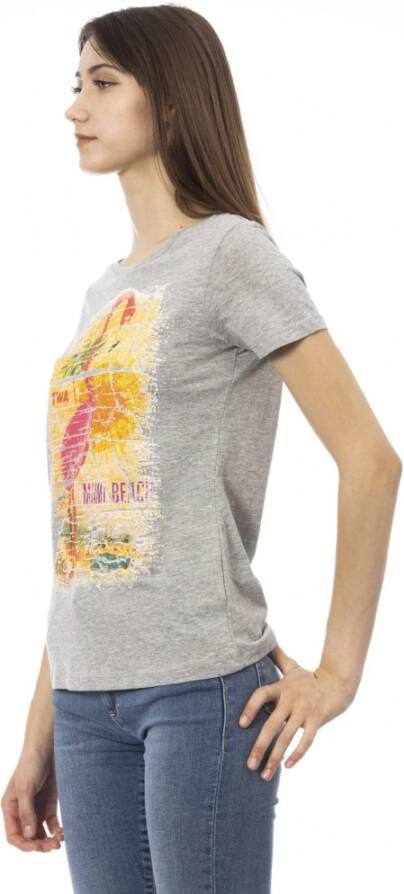 Trussardi T-Shirts Grijs Dames