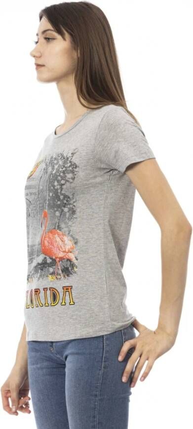 Trussardi T-Shirts Grijs Dames